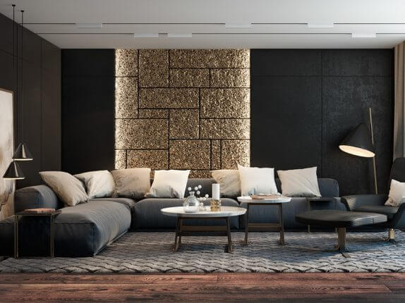 black-living-room-accent-colors